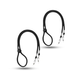 Regipro b Sports Glasses Strap, Fall Prevention, Unisex, Black Solid Color, Black