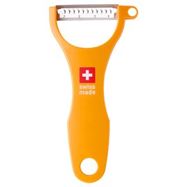 Ftmeslty Original Swiss Made Peeler Vegetable&Fruits stainless steel blade Peeler for kitchen (ORANGE-vegetable grater)