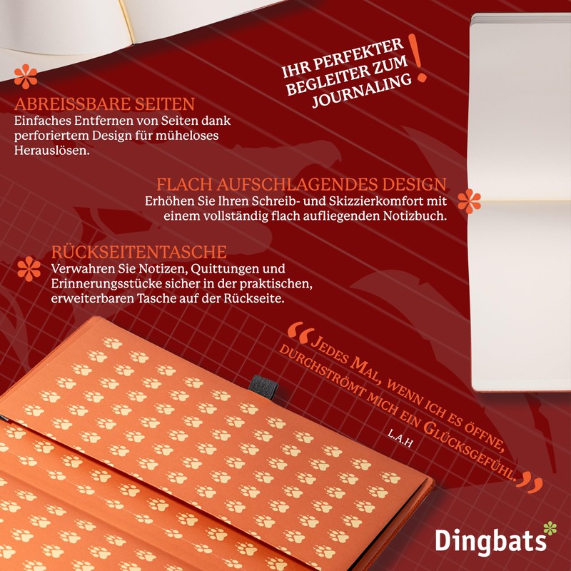 Dingbats* - Animal World Notebook A4 Dotted - Hard Cover