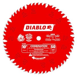 Diablo by Freud "Freud D1050X Diablo 10"" 50-tooth ATB Combo Saw Blade w/5/8"" Arbor&PermaShield"