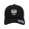Adjustable Black/White Structured Trucker Polish Eagle Poland Pride Structured Trucker