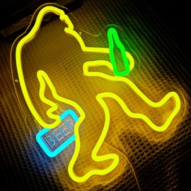 Bigfoot Neon Sign Dimmable Bigfoot Neon beer Sign Bigfoot and beer are perfectly combined wild and uninhibited personality lighting