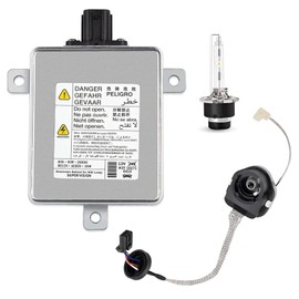 W3T19371 Xenon HID Headlight Ballast Control Unit Assembly Module with Igniter & D2S Bulb Replacement for Acura TL TSX ZDX Honda Accord Mazda 3 5 CX-5 Mitsubishi Lancer Replaces W3T15671 W3T16271
