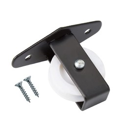 TERF® Single Plate Line Pulley 38mm (1.5 inch) Including Fixing Screw Line Pulley - Single Upright Pulley Roller for Washing Line Rope and Cord Indoor and Outdoor Use - Pack of 1