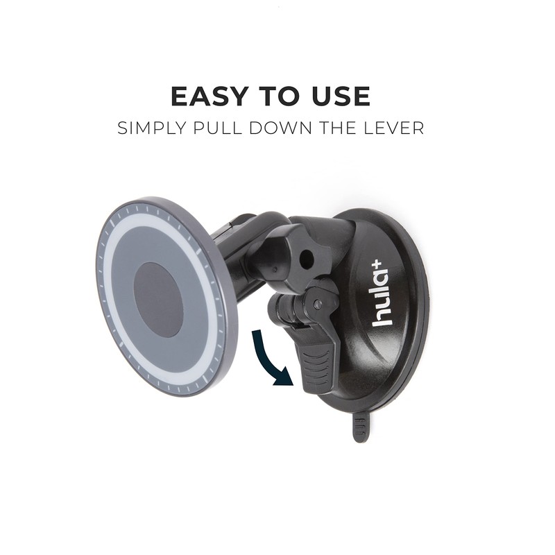 hula+ MagSafe Phone Holder Portable Mount, Reusable Stand for Shower,