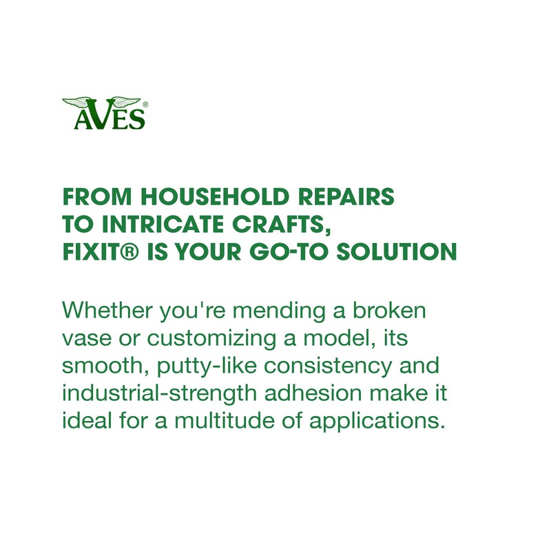 Aves FIXIT Multi-Media Repair Compound - 2 Part Modeling Compound