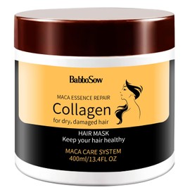 Hair Mask Collagen, Hair Masks for Dry Damaged Hair, Argan Oil Collagen Hair Mask Essence, Hair Oil for Dry Damaged Hair, Deep Conditioning Hair Treatment Nourishing, Hair Care for All Hair Types