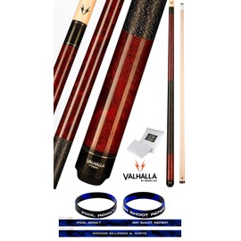 Viking Valhalla 2 Piece Pool Cue Stick with Irish Linen Wrap