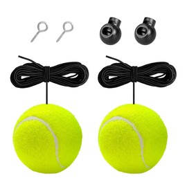 ZNDAW 2 PCS Garage Parking Aid Ball, Tennis Ball Car Stop Indicator with Adjustable Height Lanyard, Parking Guide System Sensor Assistant Kit with Screw Hooks & Clips for Vehicles
