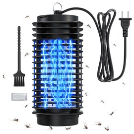 Bug Zapper Indoor, Fly Zapper Mosquito Killer with High Powered UV LED Light, Fly Trap Plug-in for Home, Backyard, Patio