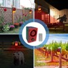 ChunHee Solar Outdoor Motion Sensor Alarm with Dog Barking Gunshot