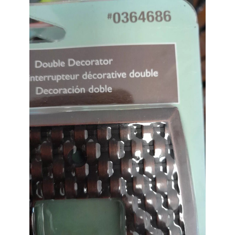Allen Roth Double Decorator Dark Oil Rubbed Bronze 0364686