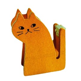 VILLFUL Cat Tape Holder Tape Dispenser Desk Cute Tape Dispenser Cat Tape Dispenser Tape Dispenser Kids Tape Dispenser Cute Tape Dispensers Cat Figures Office Tape The Cat Wood