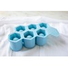 Outset Silicone Hexagon Ice Shot Mold, 6 Glass Capacity