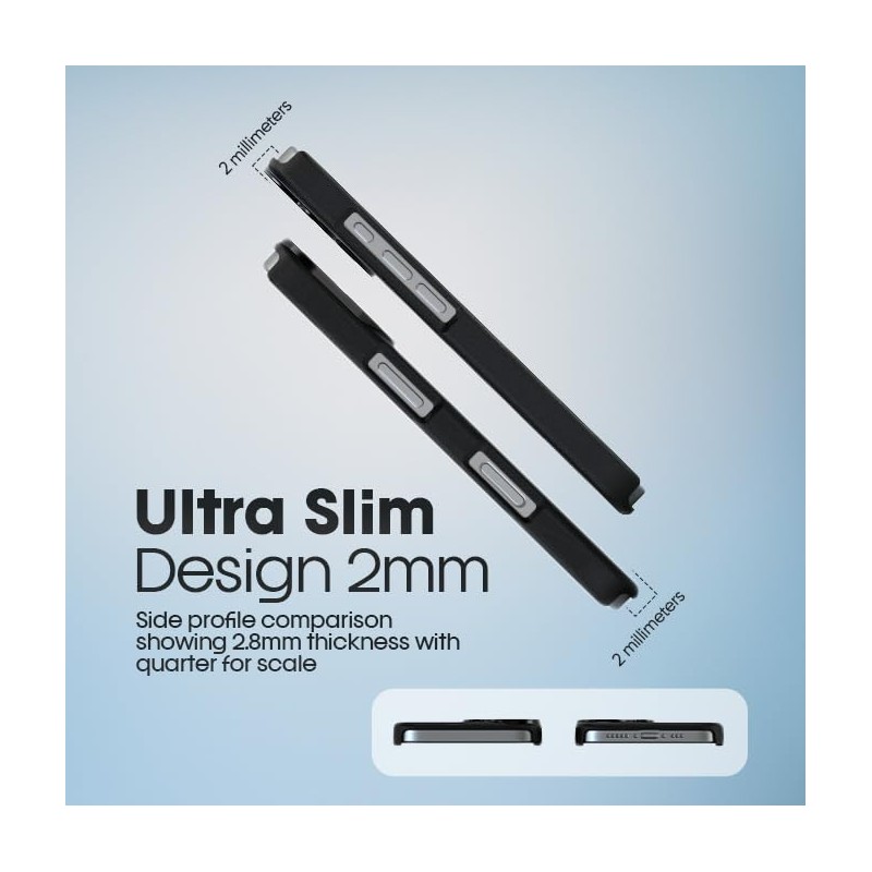 MOTIVE for 17 Pro Max, funda con clip para cinturón