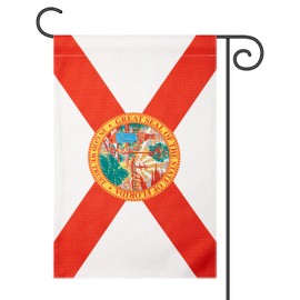 Garden Flag Florida State Flag,Indoor Outdoor Decoration Flags,For Yard Outside 12 x 18 Inches,Double-Sided,DIY Celebration.