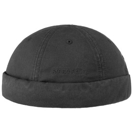 Stetson Ocala Men’s Cotton Docker Cap, with UV-Protection 40, for Summer and Winter (Ocala Cotton) - black, size: 58-59