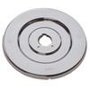 Moen Chrome Chateau Collection Replacement Escutcheon Pate for One-Handle Tub
