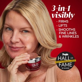 Olay Regenerist Micro-Sculpting Cream – Crema Hidratante Antiarrugas con Ácido Hialurónico y Niacinamida | Sin Fragancia, Anti-Envejecimiento, Reafirmante | 50 ml