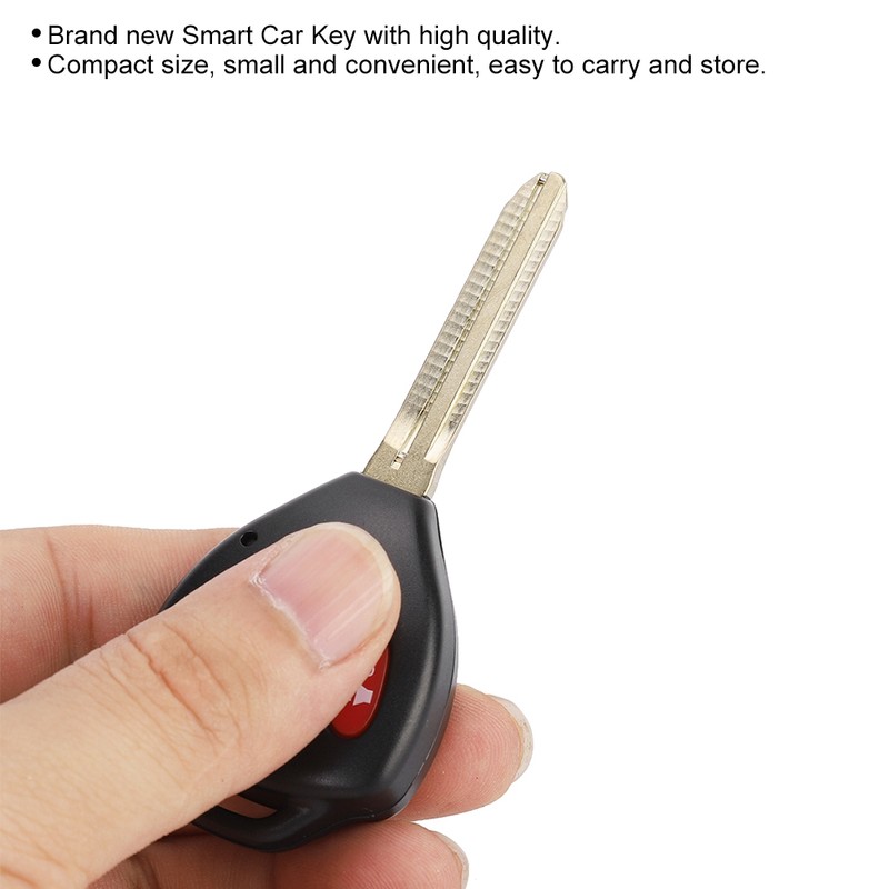 3 Buttons Uncut Smart Car Key Fob Fit for Toyota