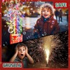 Ivtivfu Fireworks Bubble Machine, Automatic Bubble Maker with Lights and