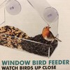 FineLife Window BIrd Feeder Large Food Tray and Suction Cup