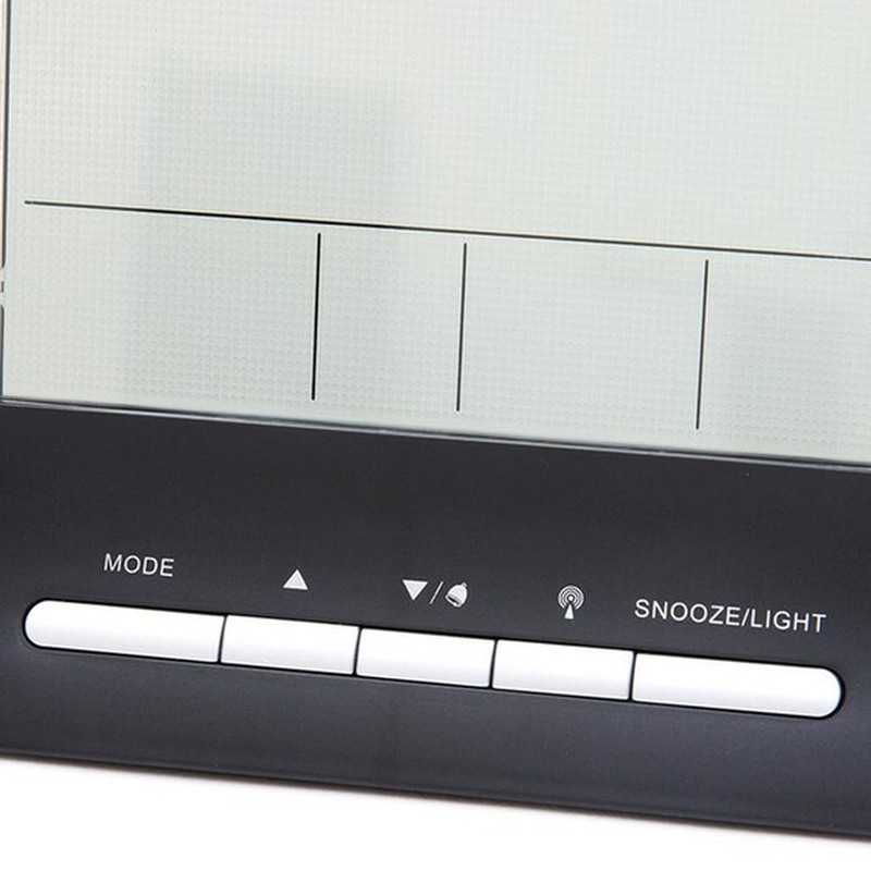 NITORI 8172782 Radio Digital Table Clock 001LT Black