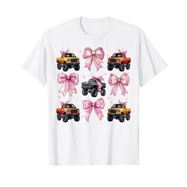 Coquette Bow Rc Truck RC Racing Remote Control Girl Mom T-Shirt