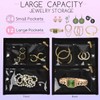 GSXRB Waterproof Anti-Tarnish Jewelry Organizer for Travel - Large Capacity