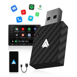 WityEye Android Car Wireless Adapter, V5.3 Bluetooth Stable Connection, 5.8 GHz WiFi Fast Data Transfer, Converts Cable Connection to Wireless, for Smartphone Android 11+