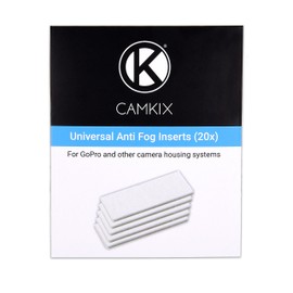 CamKix Anti-Fog Inserts compatible with GoPro Hero and Other Camera and Housing Systems - 20 Pack of Reusable Moisture Removing Inserts for All GoPro Hero Action Cameras (20 pack)