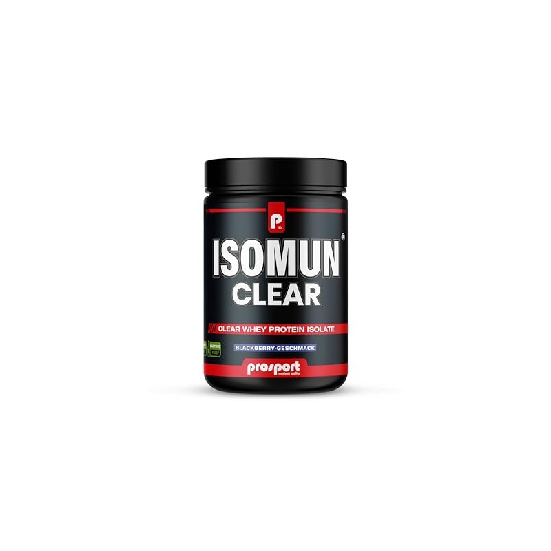 Prosport Isomun Clear Whey Isolate Protein, Blackberry Flavour, 400 g
