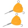 2Pcs Portable Fishing Bait Needle Hook Knot Puller Fishing Baiting