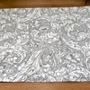 Bachelors Button Tea Towel William Morris Cotton Floral Kitchen Dish