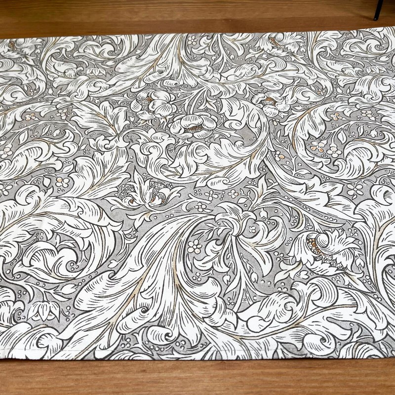 Bachelors Button Tea Towel William Morris Cotton Floral Kitchen Dish