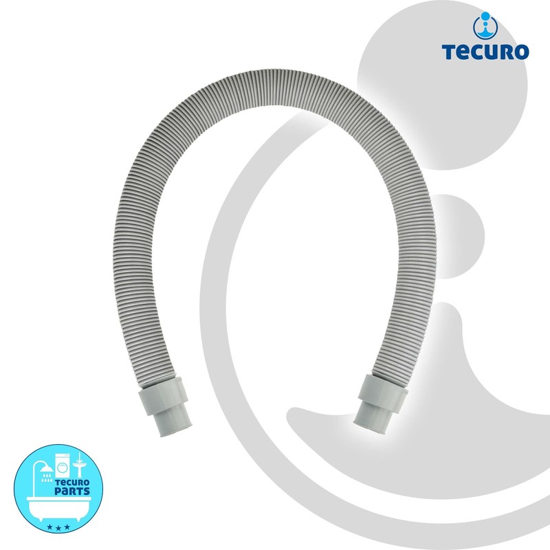 tecuro Washing Machines Dishwasher Drain Hose Extendible from 60-200 cm