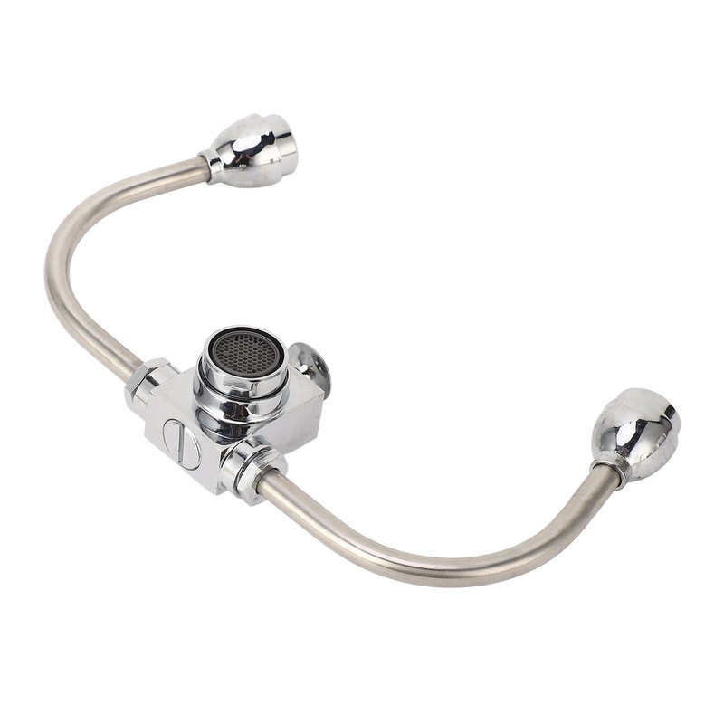 Faucet Mounted Eyewash Station Double Nozzle Emergency Eye Wash Unit