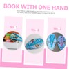 DOITOOL 2pcs Foldable Textbook Holder Book Support Clamp Book Stand