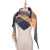 Yuson Girl Women's Checked Winter Scarf Square Blanket Scarf Soft