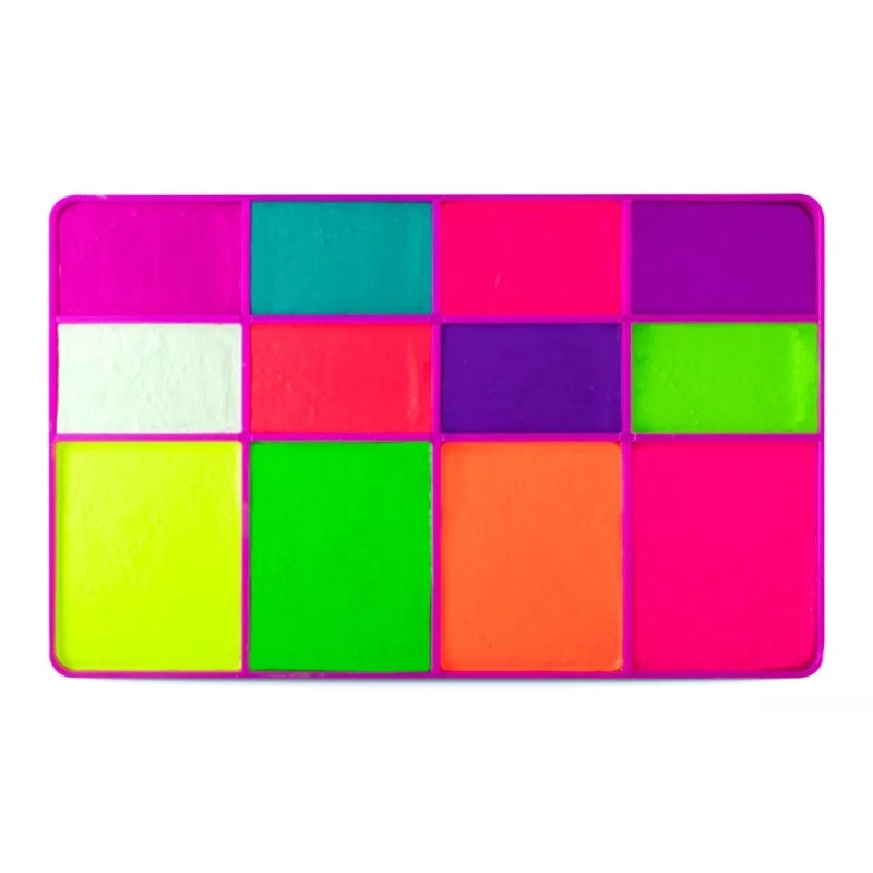 Colibrix Maquillaje Colibrix 3 Paletas Mate, Neón Y Metálico