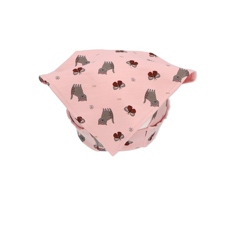 Sterntaler Girls' Headscarf Miezi Sun Hat, pink