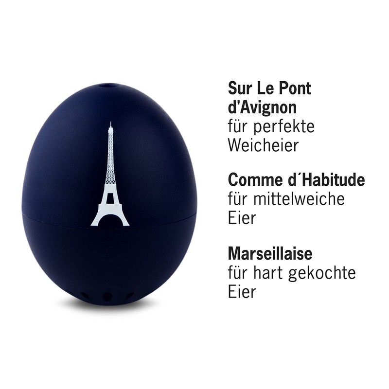 PiepEi France - Singende Eieruhr zum Mitkochen - Eierkocher für