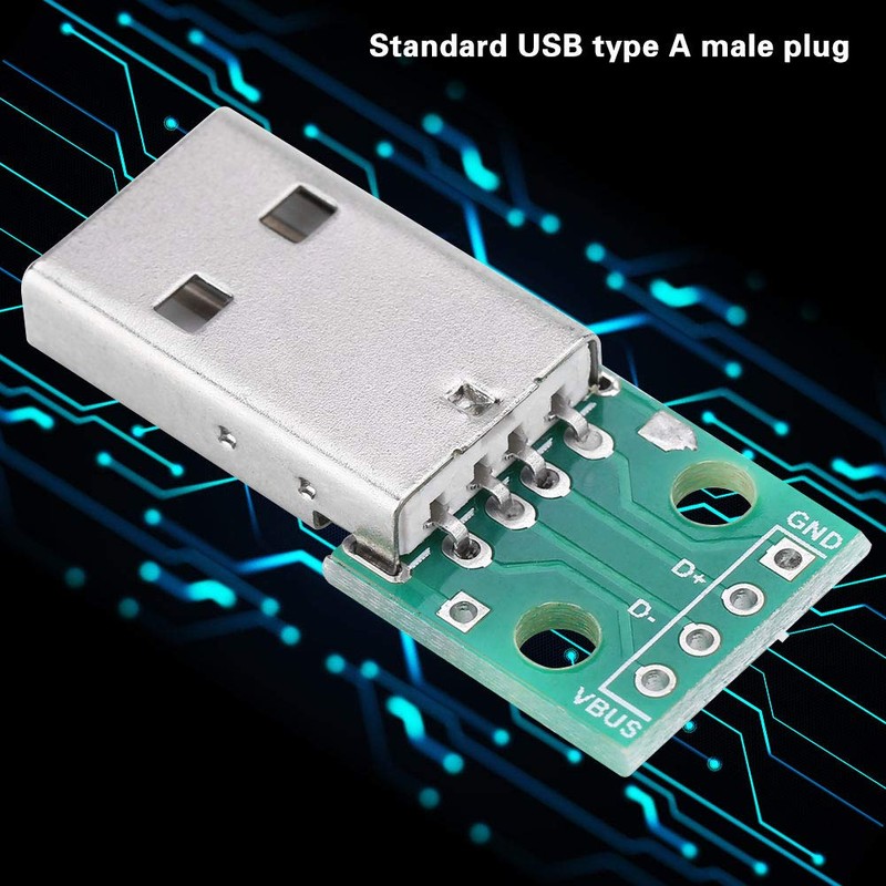 Hilitand Micro USB to DIP Adapter 4 Pin 2.54 mm