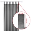 Bestgoodies Curtain with Loops 140 x 225 cm (Width x