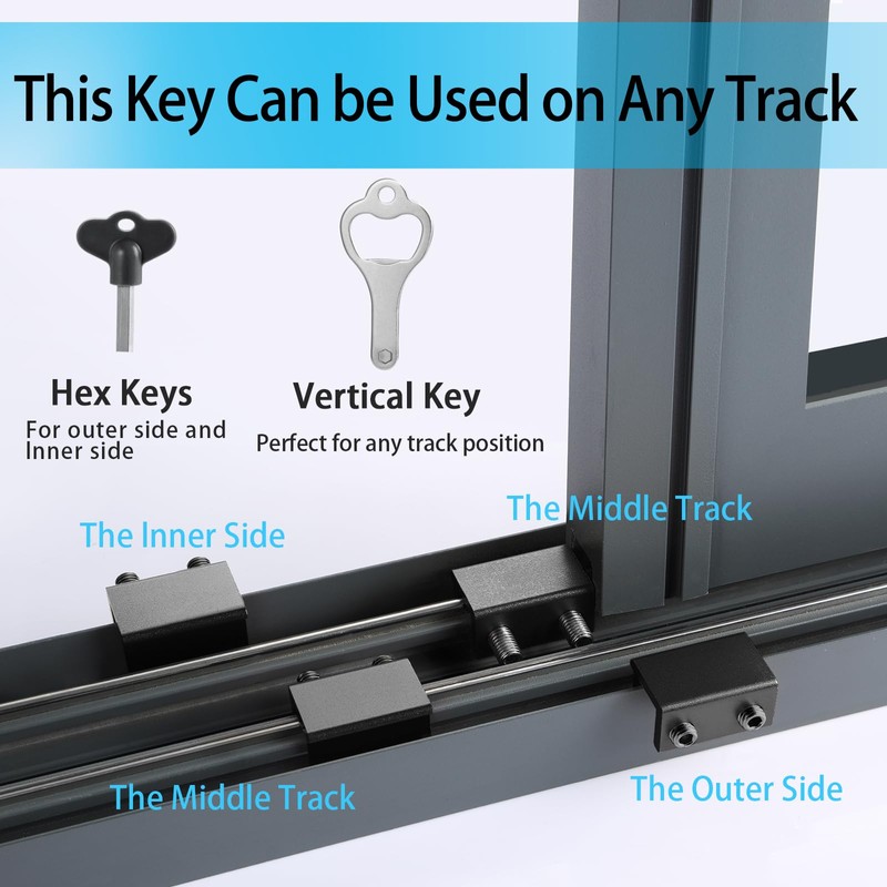 Window Locks (8 Sets), Window Locks for Up and Down