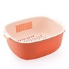 Youka Kitchen Strainer Drain Basket, 2 in 1 Strainer Bowl