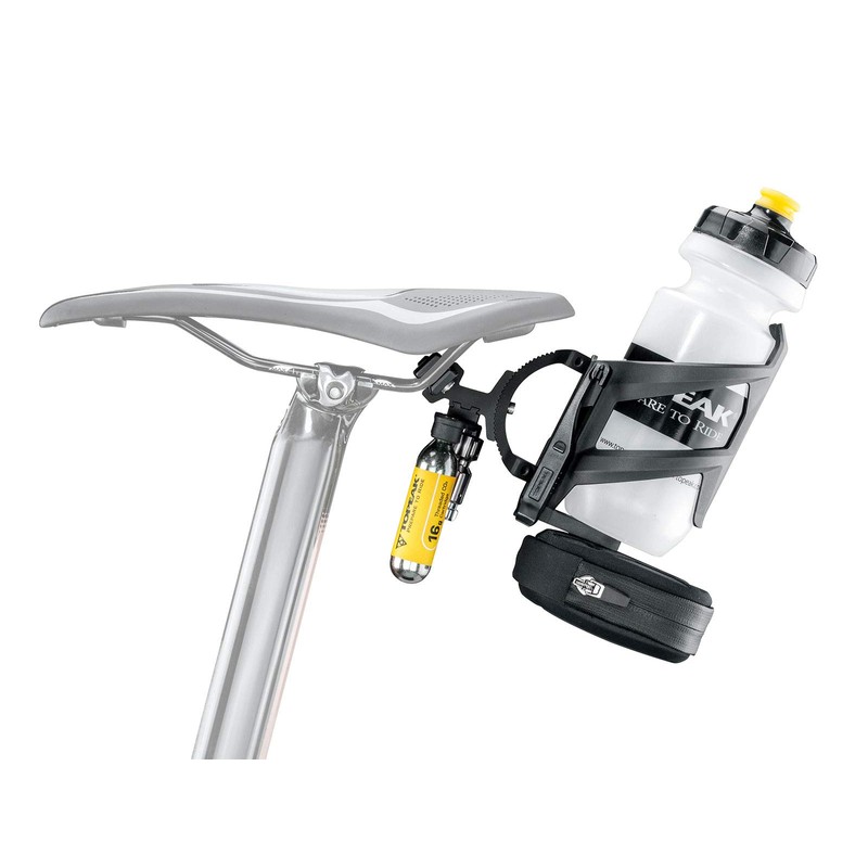 Topeak Tri-Cage para Bicicleta con palancas de neumáticos integradas, Color