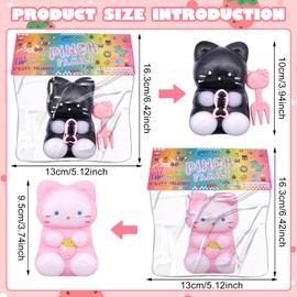 UOY Cat Paw Squishy Toy, Pack of 22 Cat Paws Squishy Anti-Stress Toy, Squishy Taba Squishy, Fufu Squishy Cat Paw Fidget Toys Squeeze Anti-Stress Ball