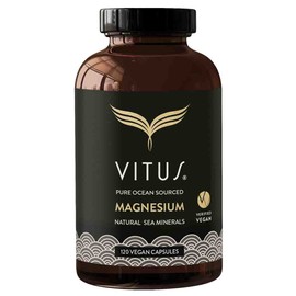 VITUS Wholefoods Magnesium Capsules, 120 Vegan Capsules