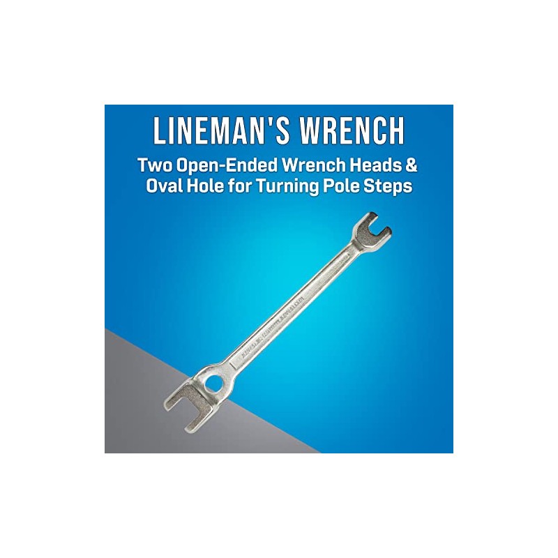 Jonard Tools JIC-650, Lineman's B Type Double Ended Wrench, 13"